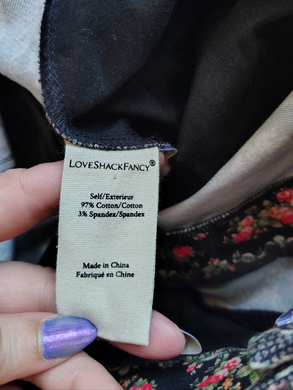LoveShackFancy Bell Bottom Pants 4 Floral Meyerson Boho Chic Flares $345 Retail - Picture 5 of 8